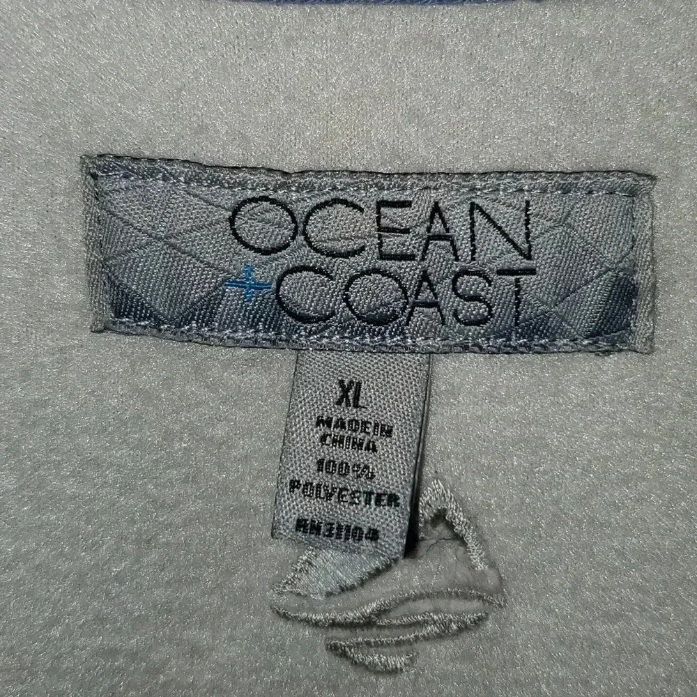 Men's Ocean Coast Vest Jacket, Size XL